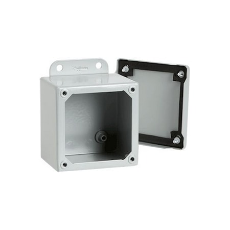 Nvent Hoffman Electrical Junction Box, Type 12 Screw Cover, 8X8X4,  A808SC